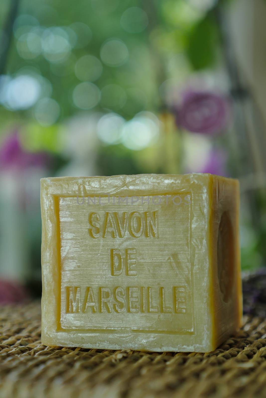Marseille soap natural Multicolor soaps handmade with organic oil of lavender ond another flowers