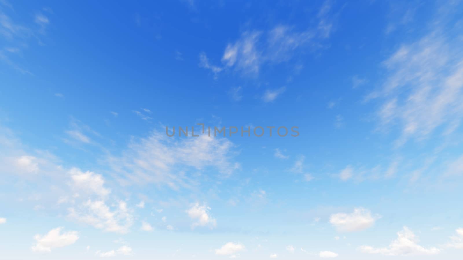 Cloudy blue sky abstract background, blue sky background with tiny clouds, 3d rendering

