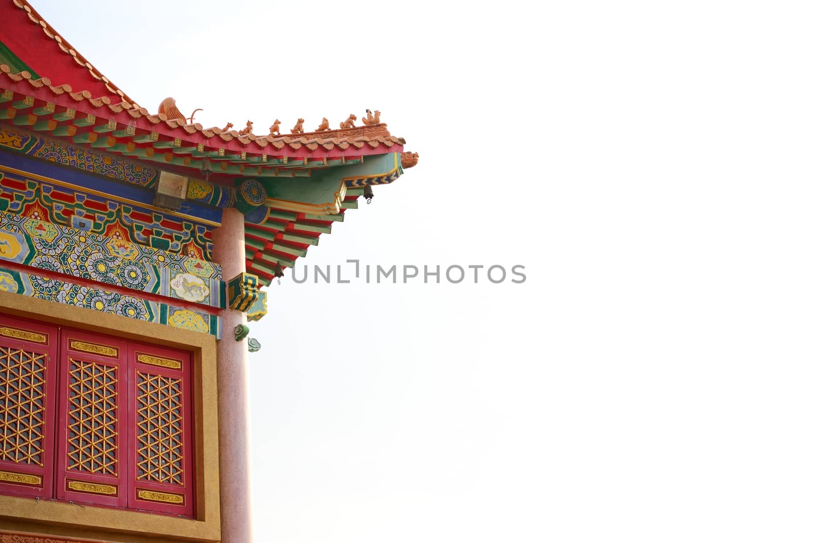 Chinese Temple in Thailand use for background