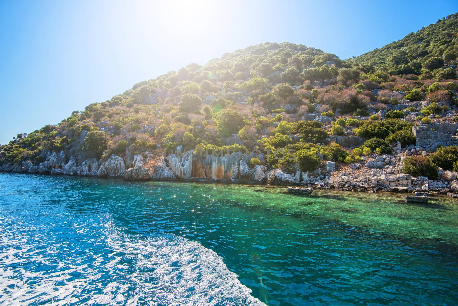 ancient city on the Kekova by rusak