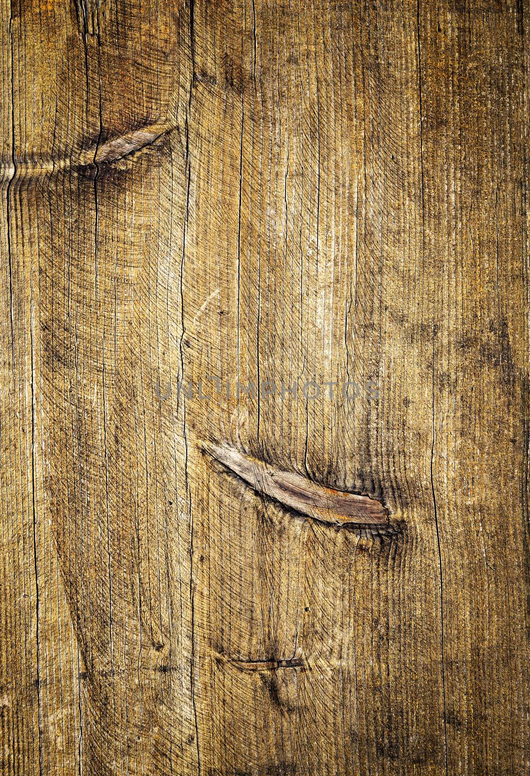 brushed worn out wooden board by Ahojdoma