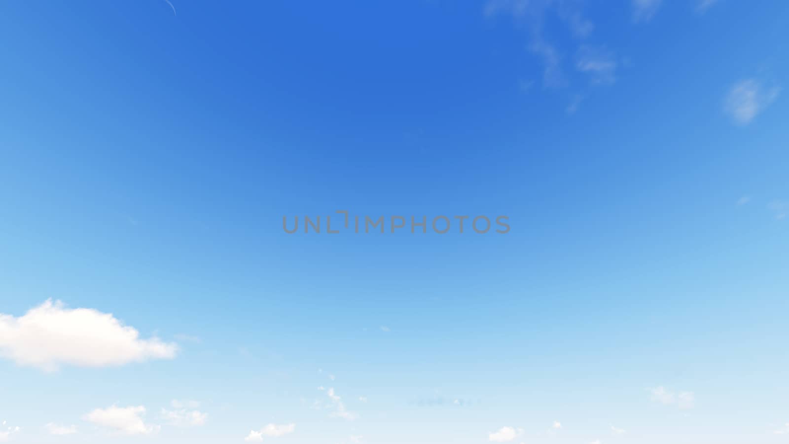 Cloudy blue sky abstract background, blue sky background with tiny clouds, 3d rendering

