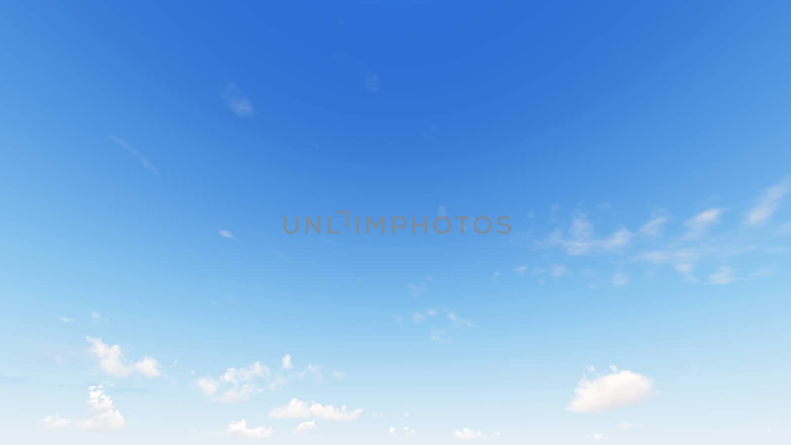 Cloudy blue sky abstract background, blue sky background with tiny clouds, 3d rendering

