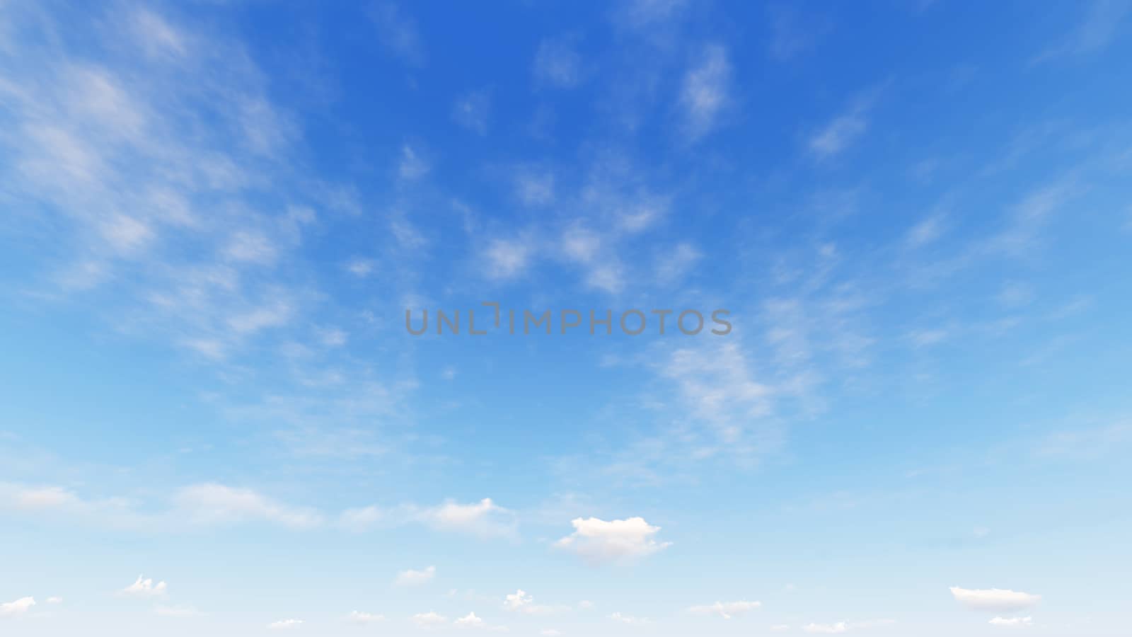 Cloudy blue sky abstract background, blue sky background with tiny clouds, 3d rendering

