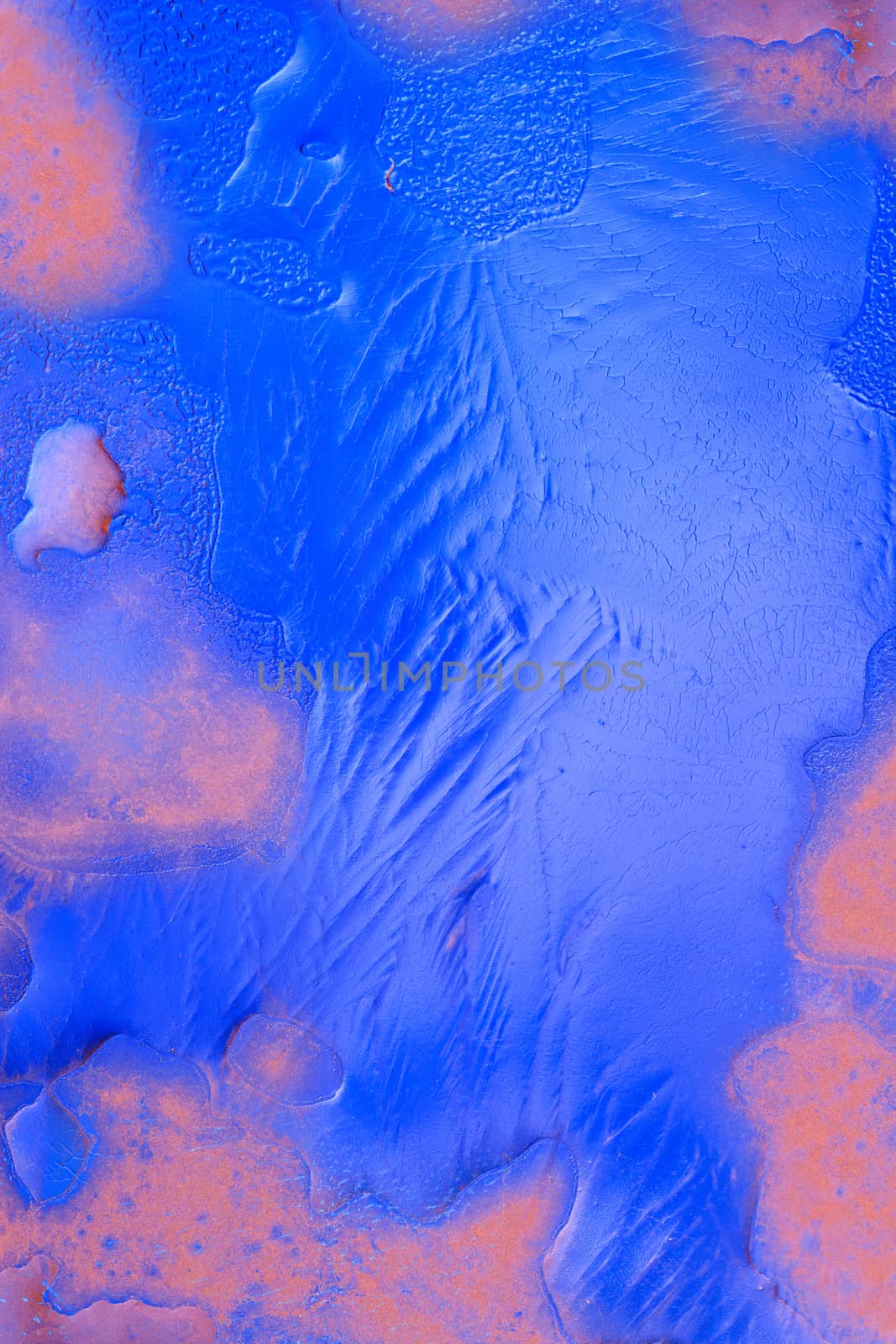 Abstract orange blue background. by fogen