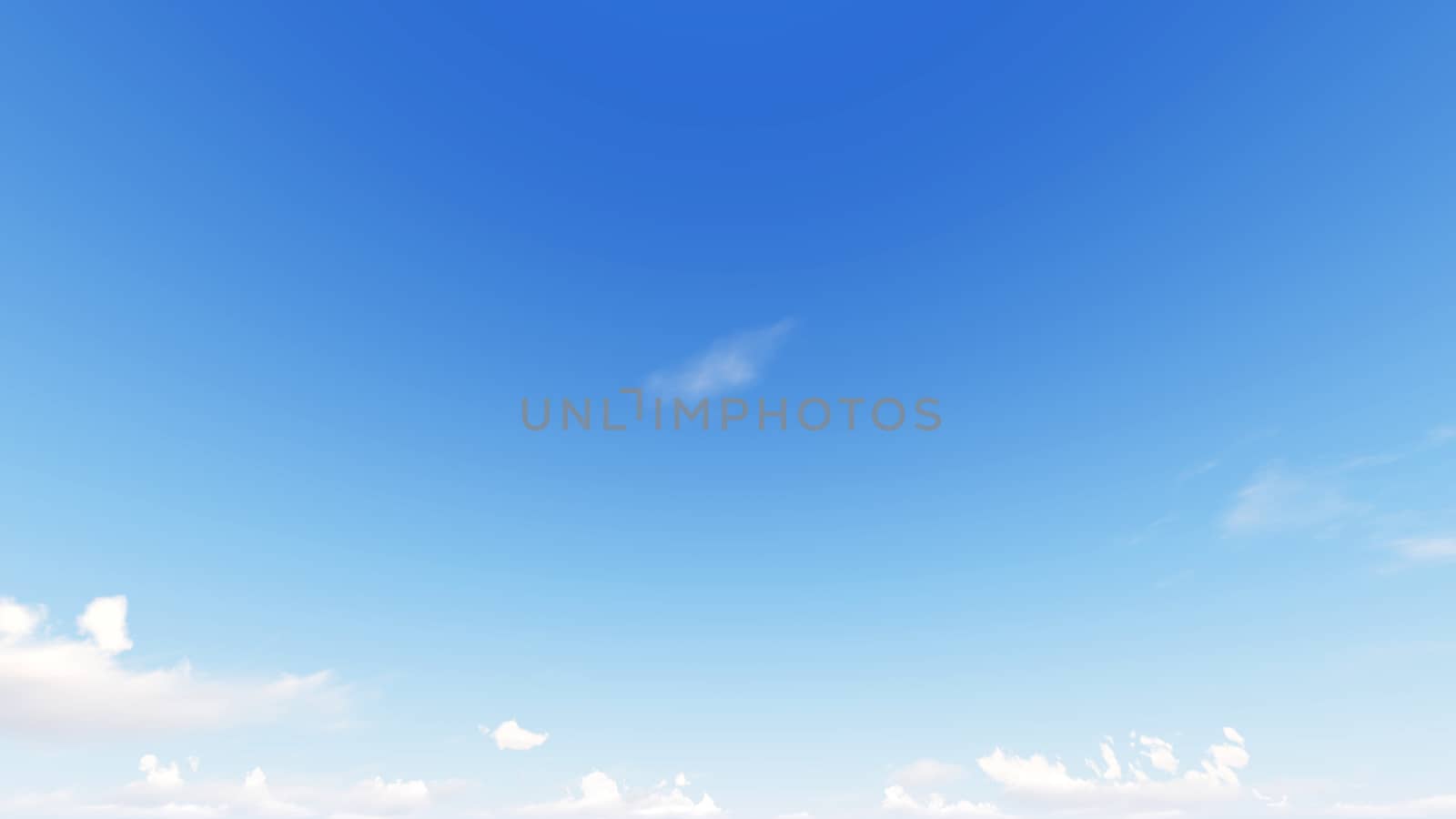 Cloudy blue sky abstract background, blue sky background with tiny clouds, 3d rendering

