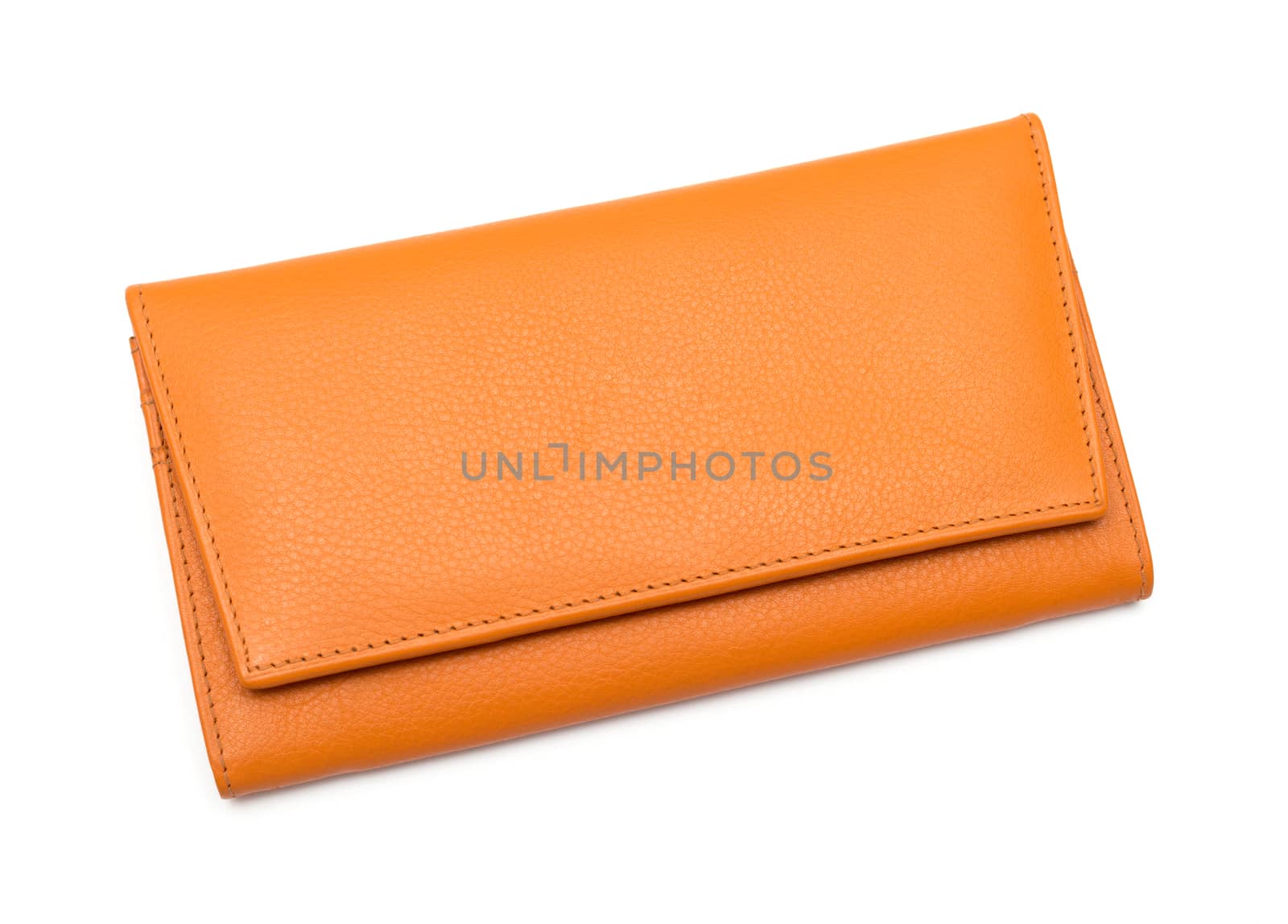 Women's wallet isolated on white background by DNKSTUDIO