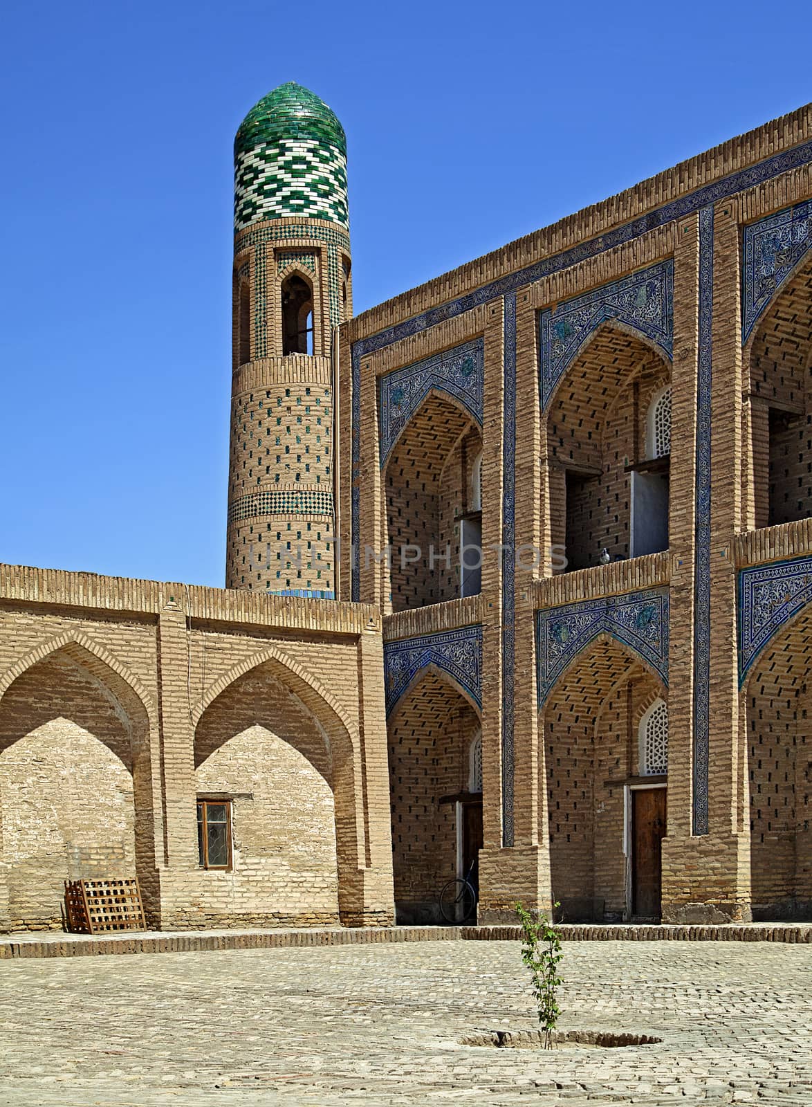 Madrasah in the Old Town in Khiva, Uzbekistan