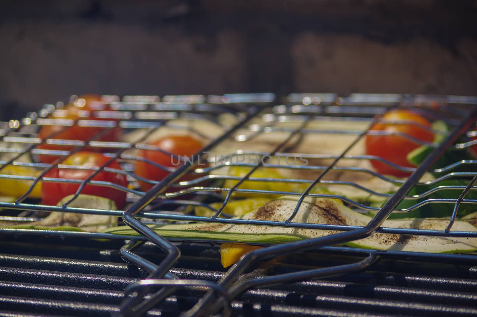 Different vegetables on the grill by evolutionnow