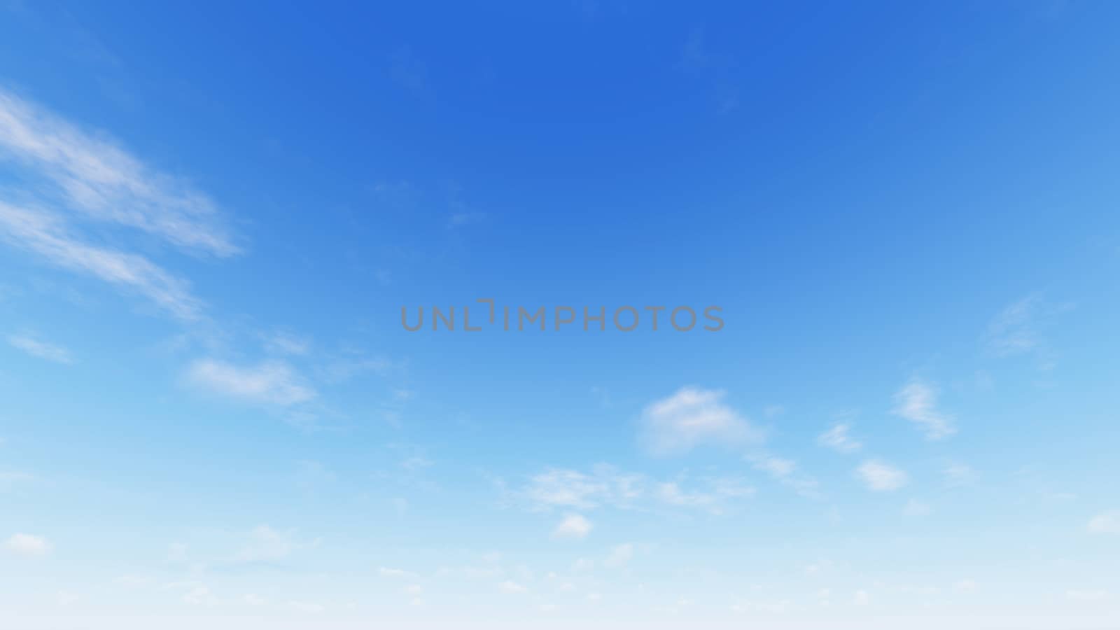 Cloudy blue sky abstract background, blue sky background with tiny clouds, 3d rendering

