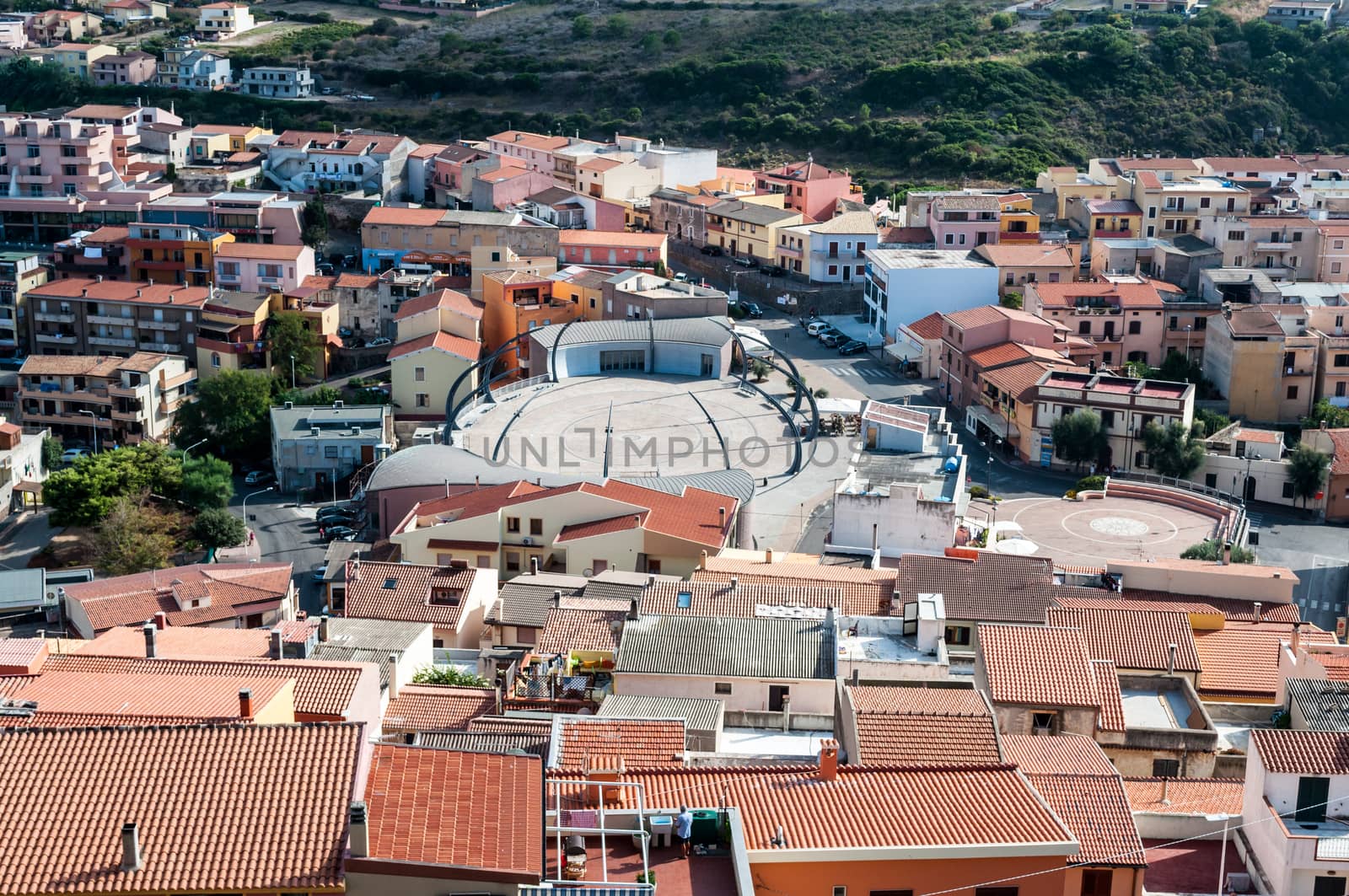 View from castelsardo old city - Sardinia - Italy