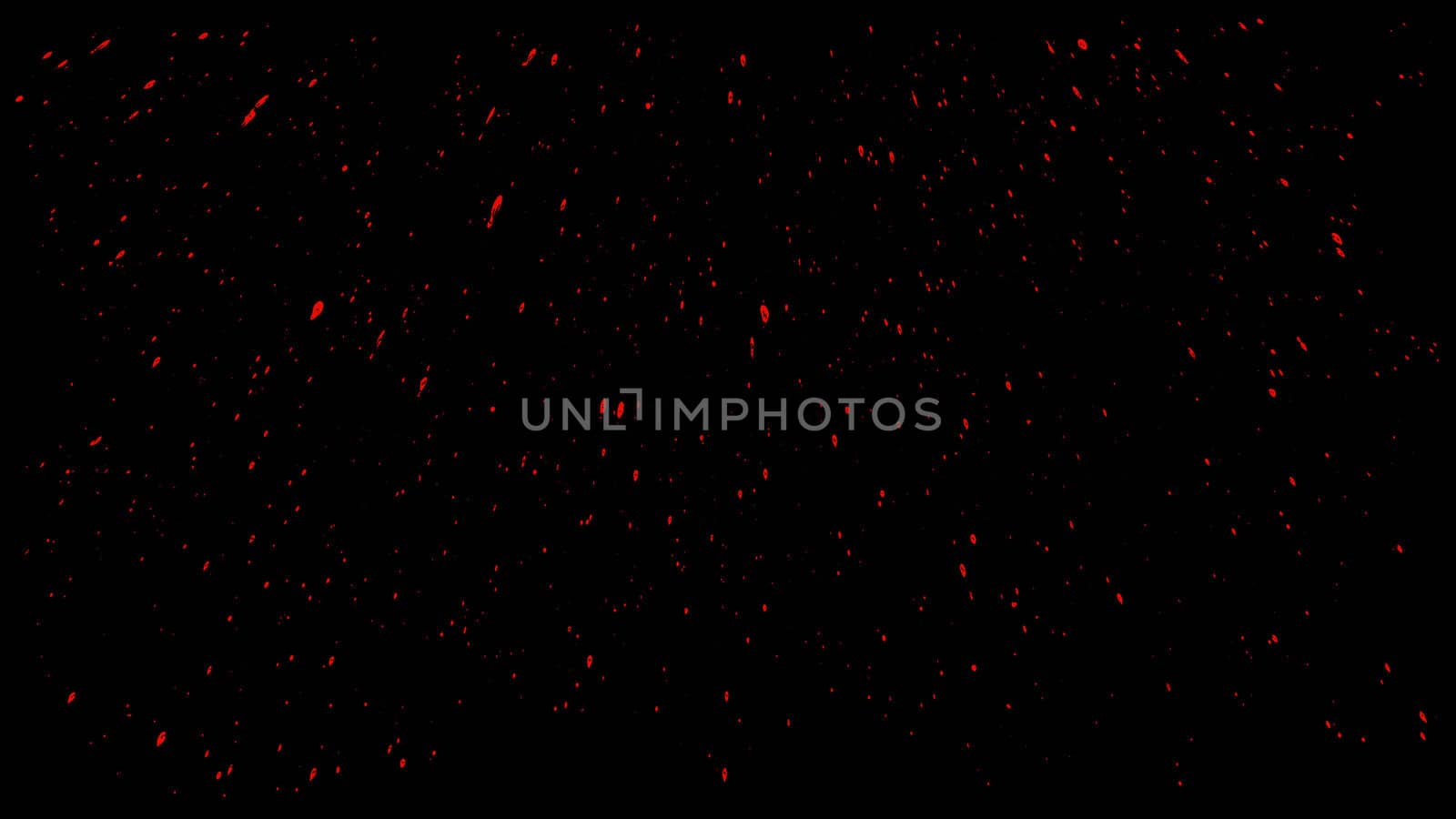 Blood Splashes Over Transparent Background with Alpha Channel. Easy use in motion design 4K