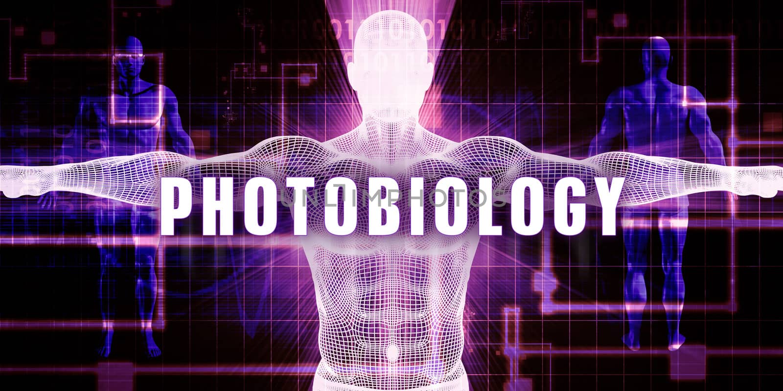 Photobiology as a Digital Technology Medical Concept Art