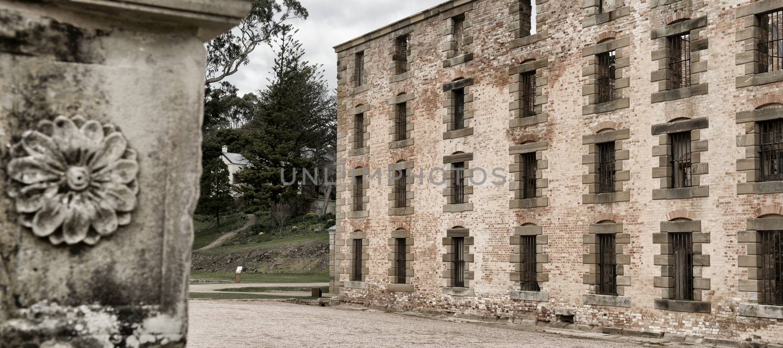 Port Arthur building in Tasmania, Australia. by artistrobd