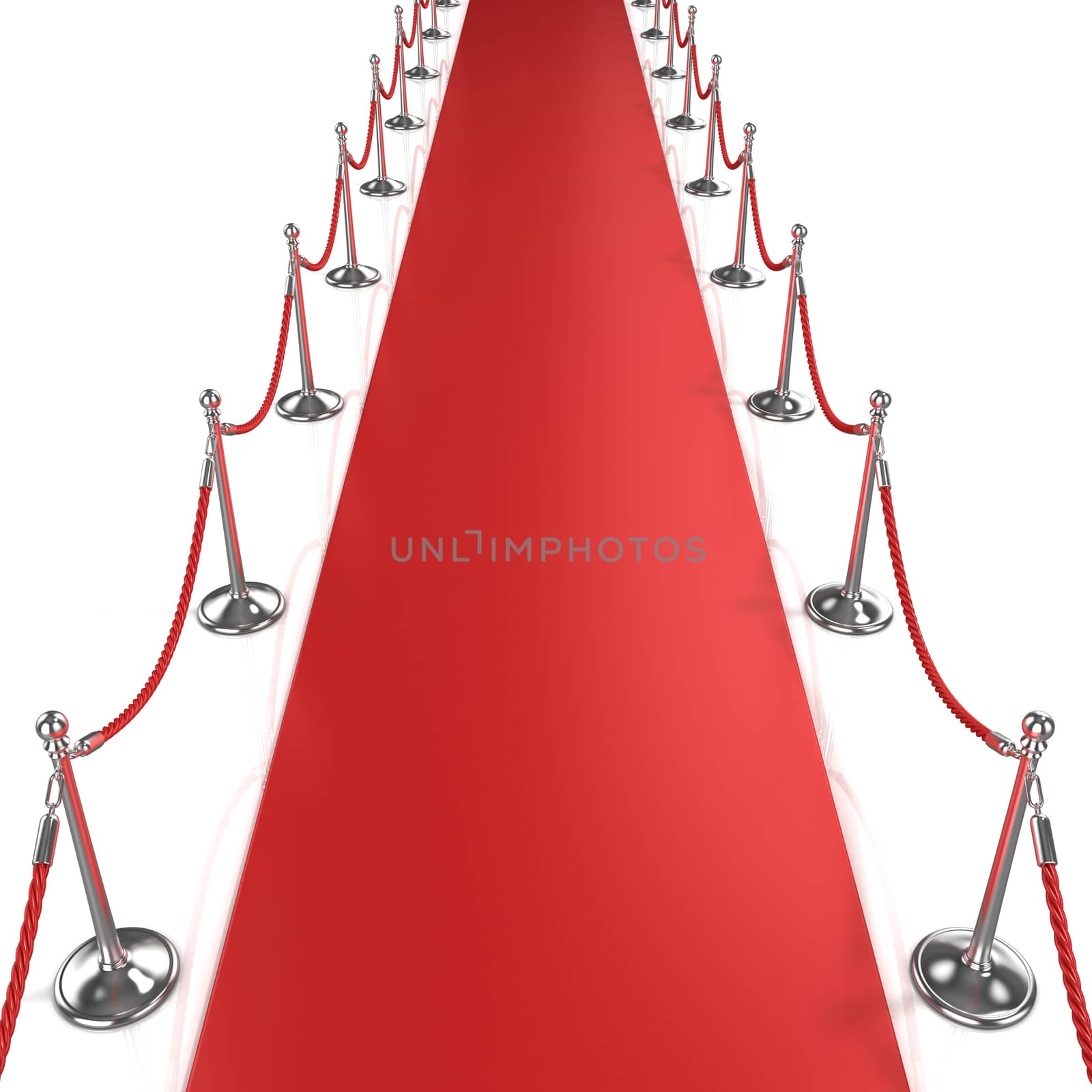 Red carpet, front view by djmilic