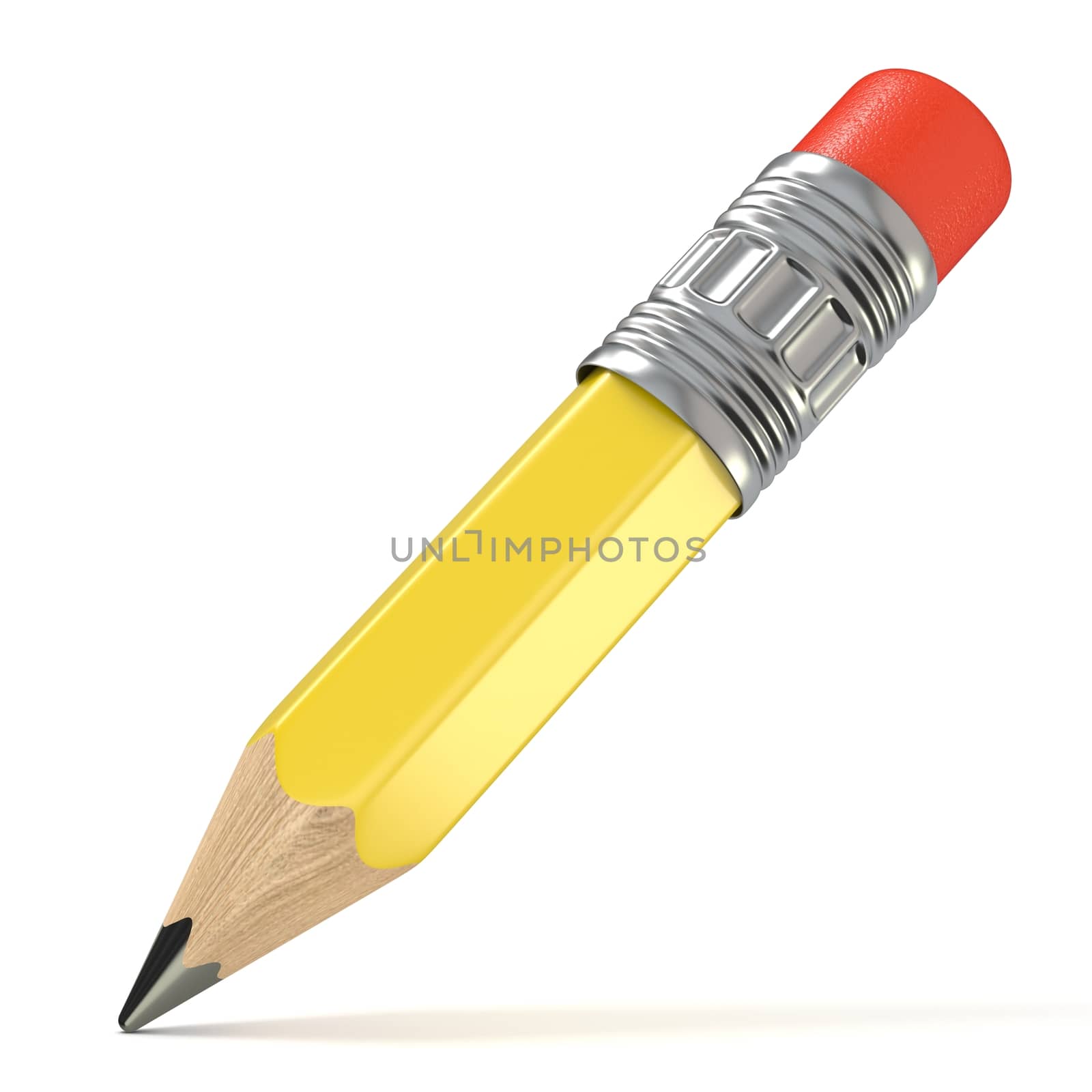 Yellow pencil. 3D by djmilic