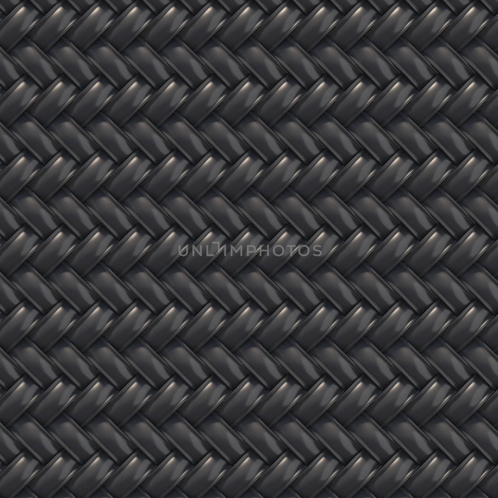 Black abstract tile background. 3D render illustration