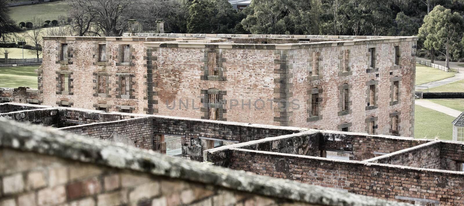 Port Arthur building in Tasmania, Australia. by artistrobd