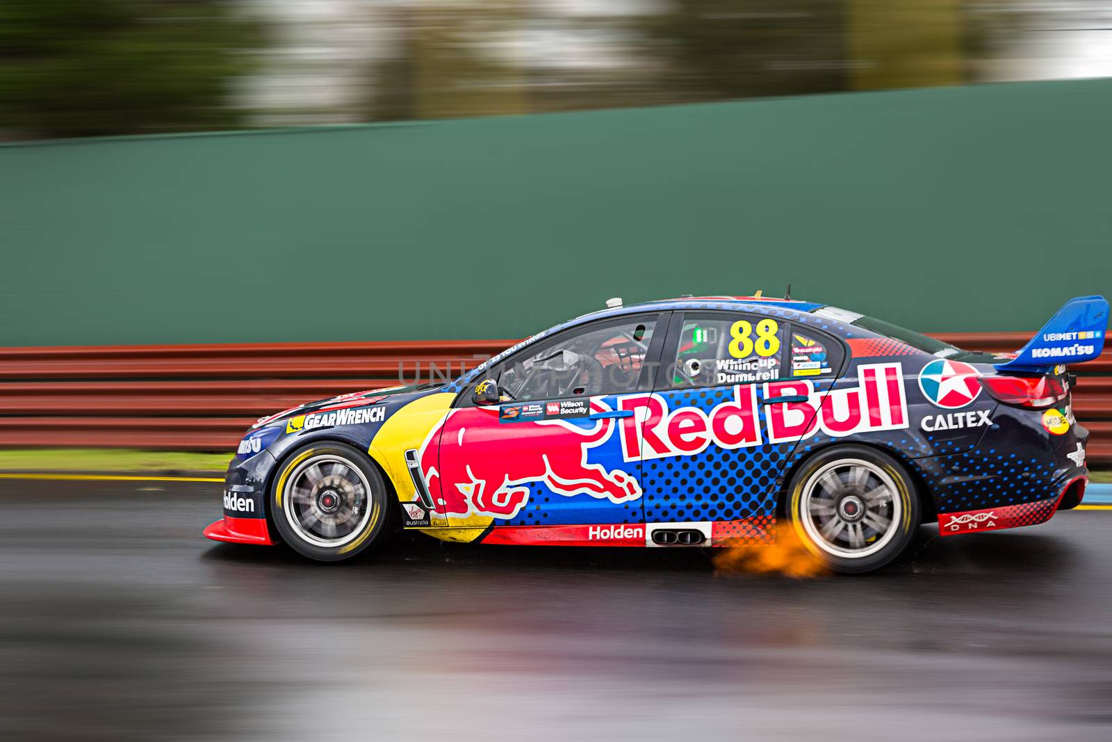 MELBOURNE, AUSTRALIA – SEPTEMBER 18, 2016. Red Bull Racing driver JAMIE WHINCUP (88) during race 20, Sandown 500 for the Supercar Championships.