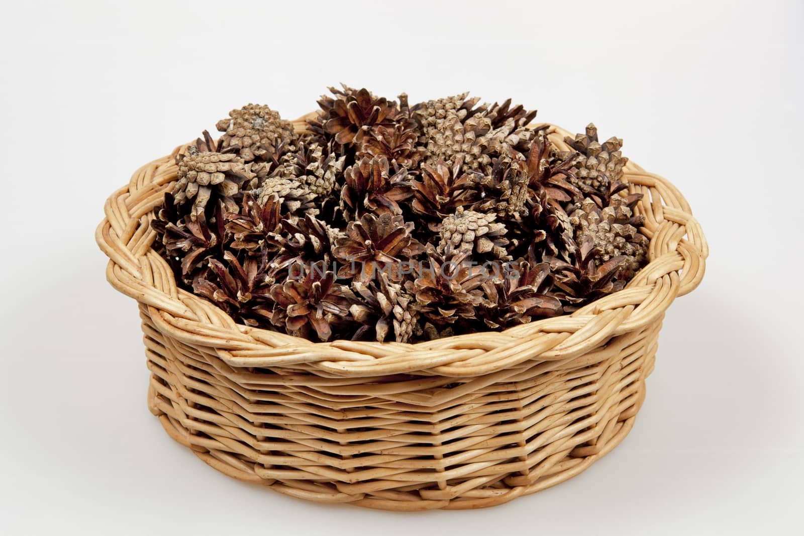 Pine cones in a basket. by sergey_pankin