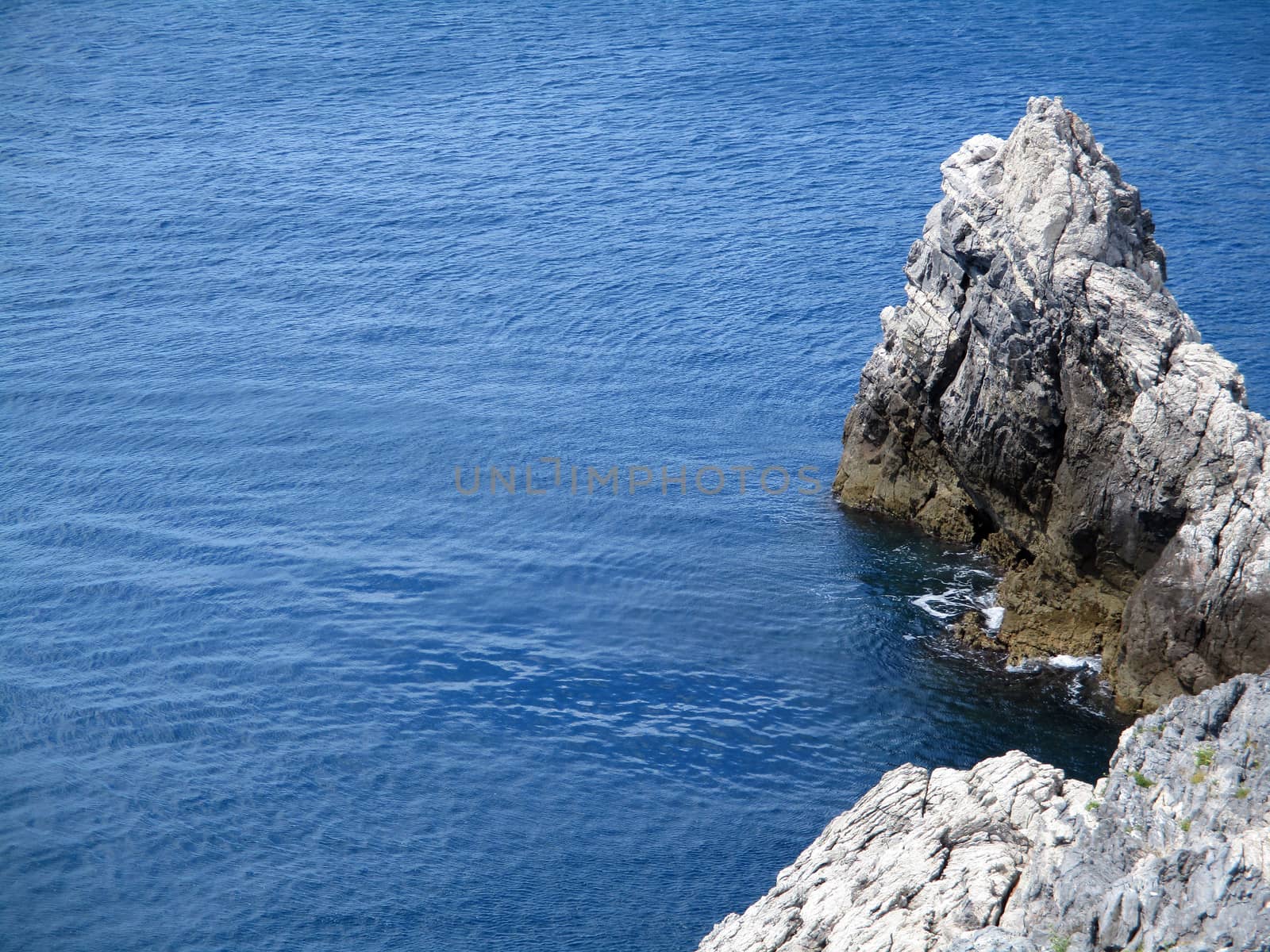 view of the coast and sea around Portovenere