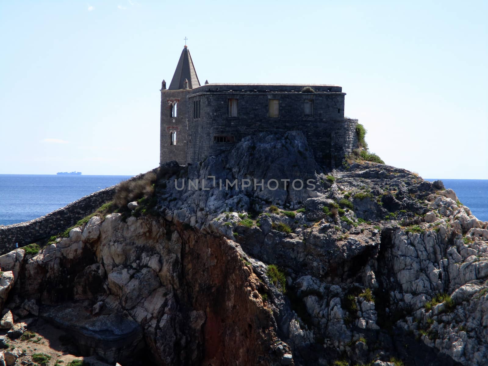 rock promontory of Portovenere, Liguria, italy