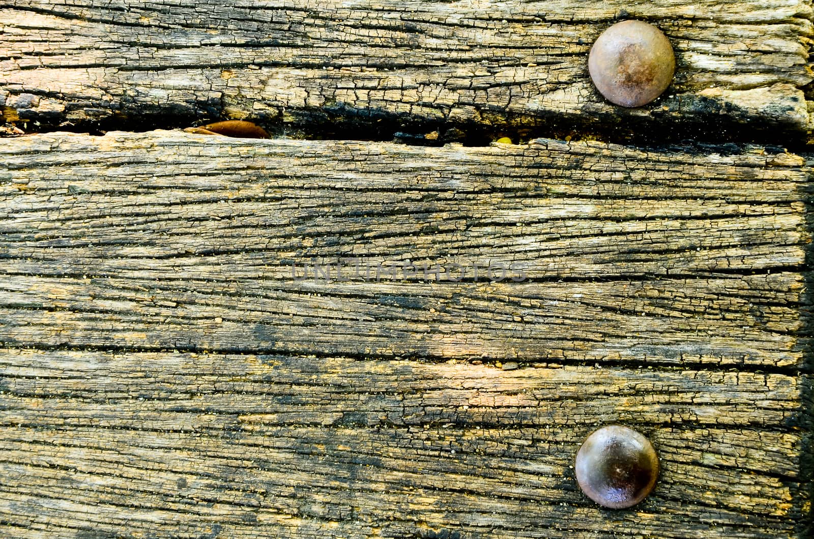 old wooden surface. by raweenuttapong