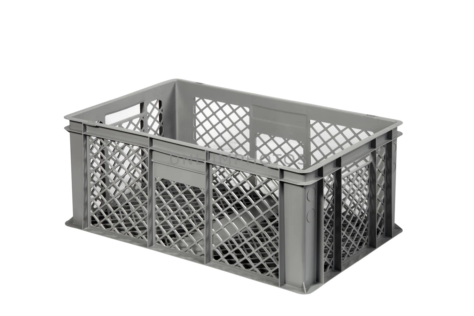 plastic crate for transport and preservation foods