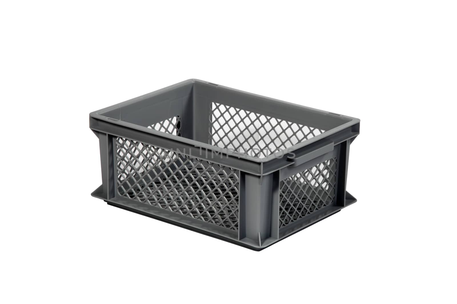 plastic crate for transport and preservation foods