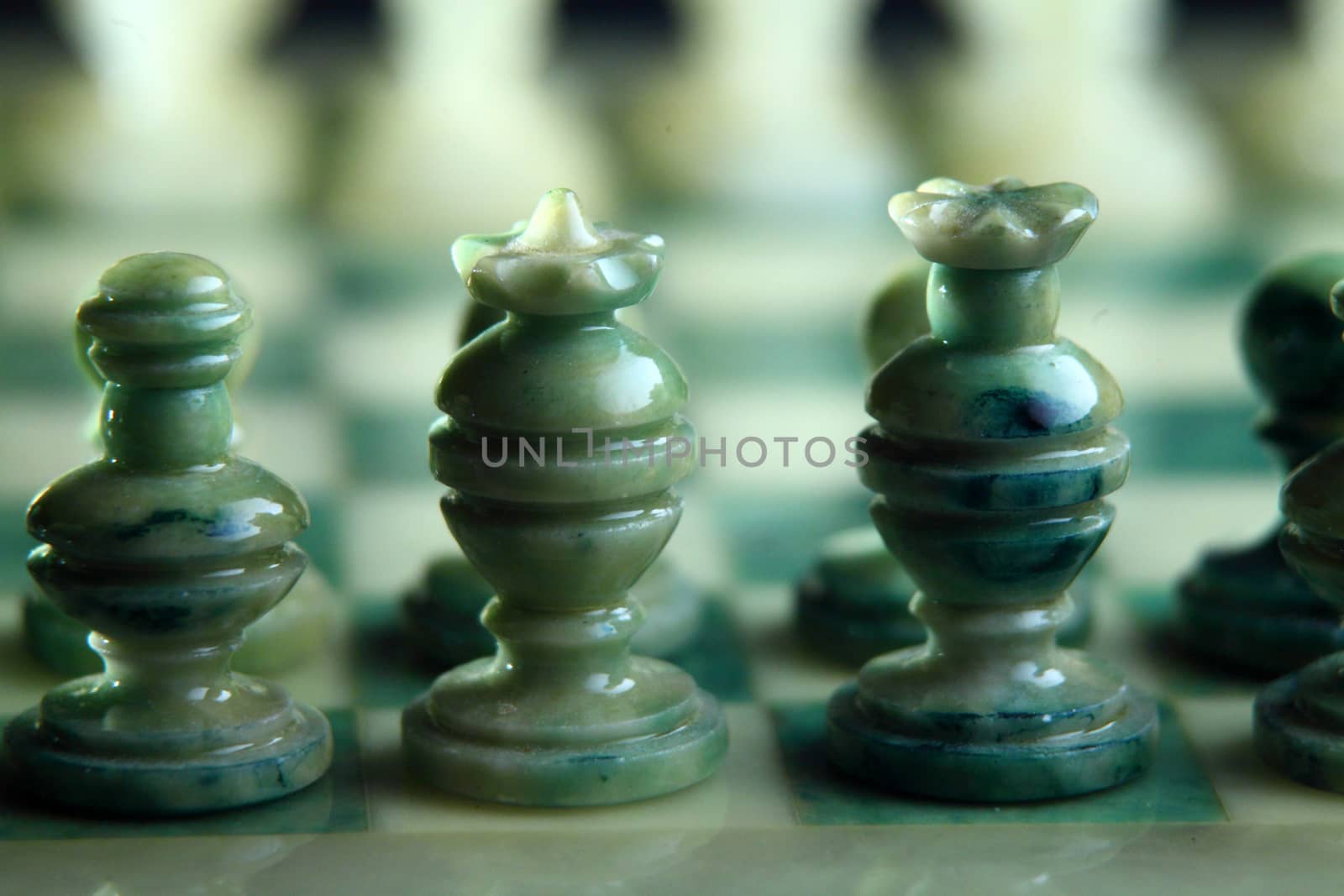 close up alabaster chess c by diecidodici