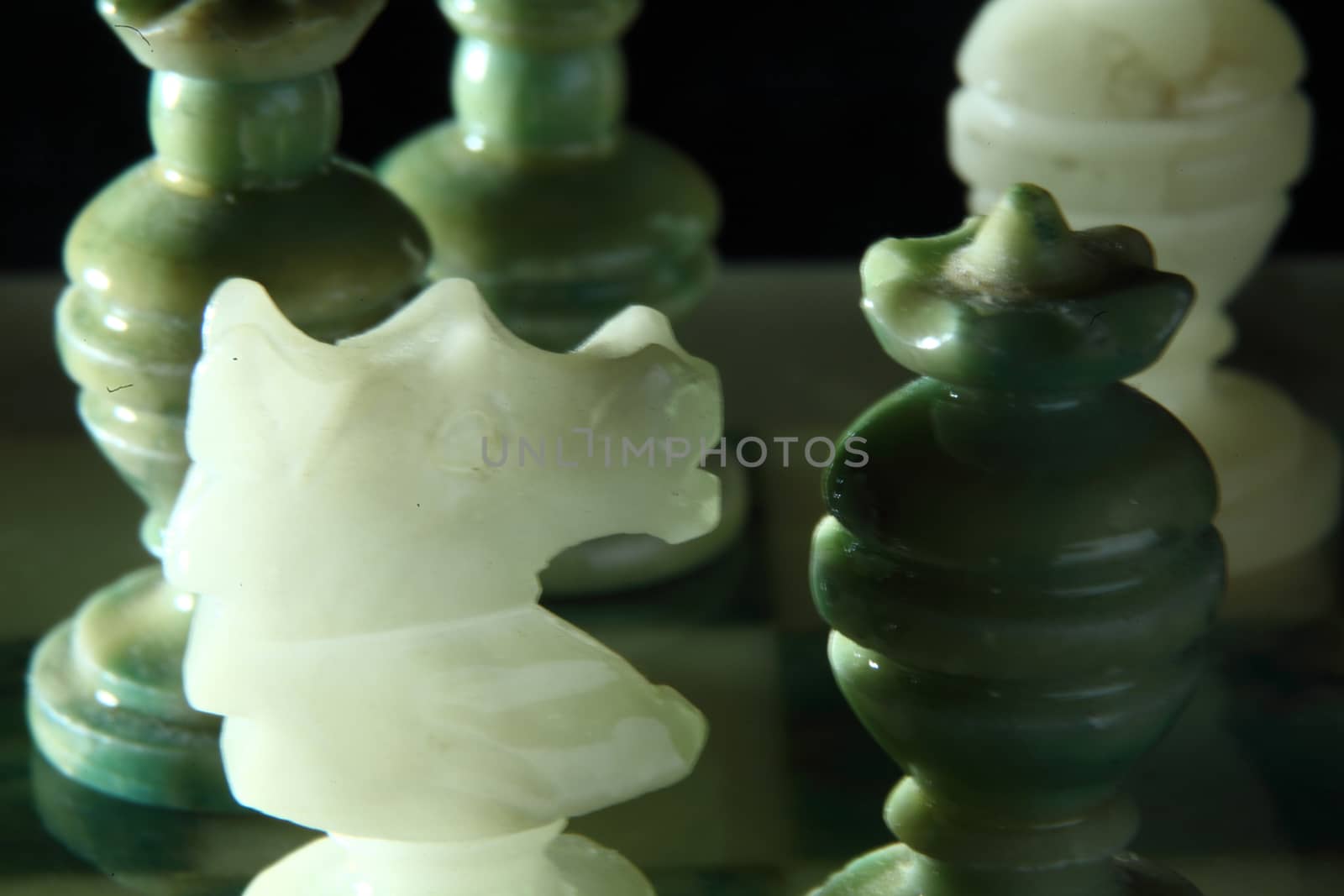 close up alabaster chess k by diecidodici