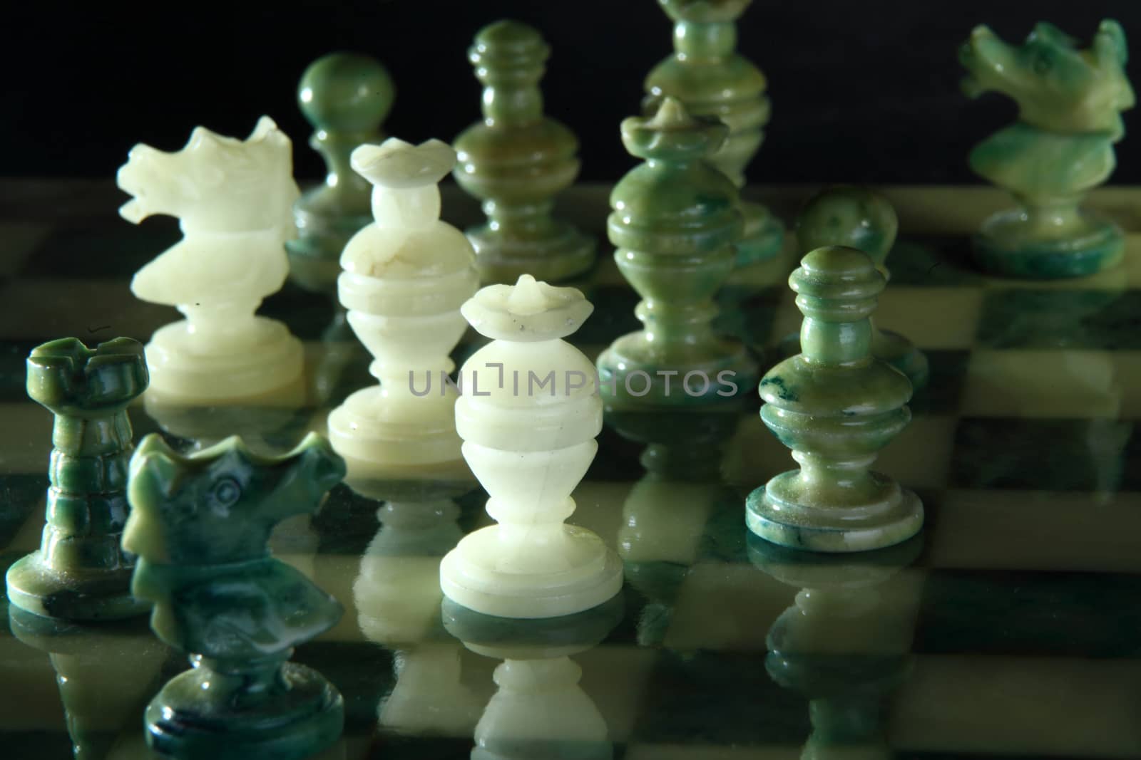 close up alabaster chess v by diecidodici