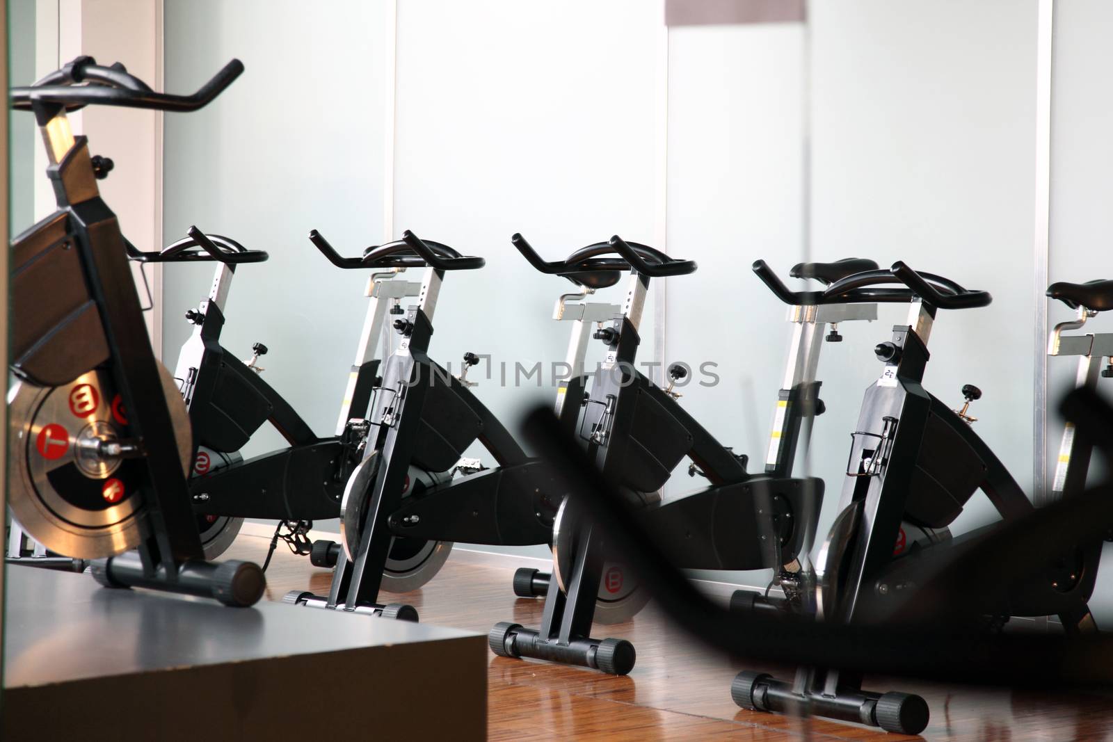 gym - especially exercise bike spinning room