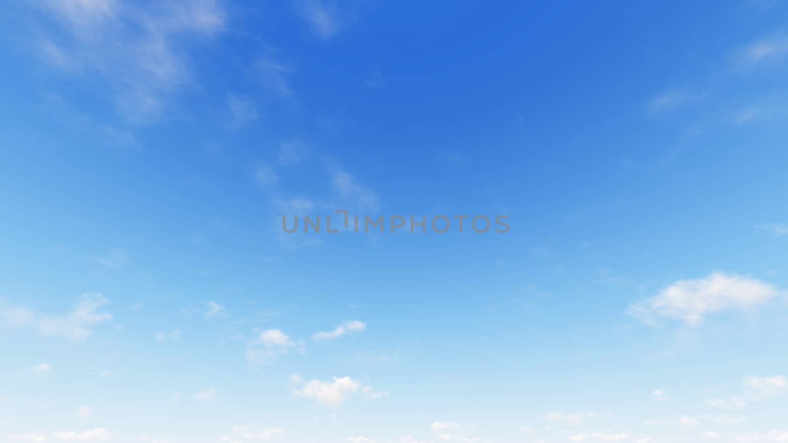 Cloudy blue sky abstract background, blue sky background with tiny clouds, 3d rendering

