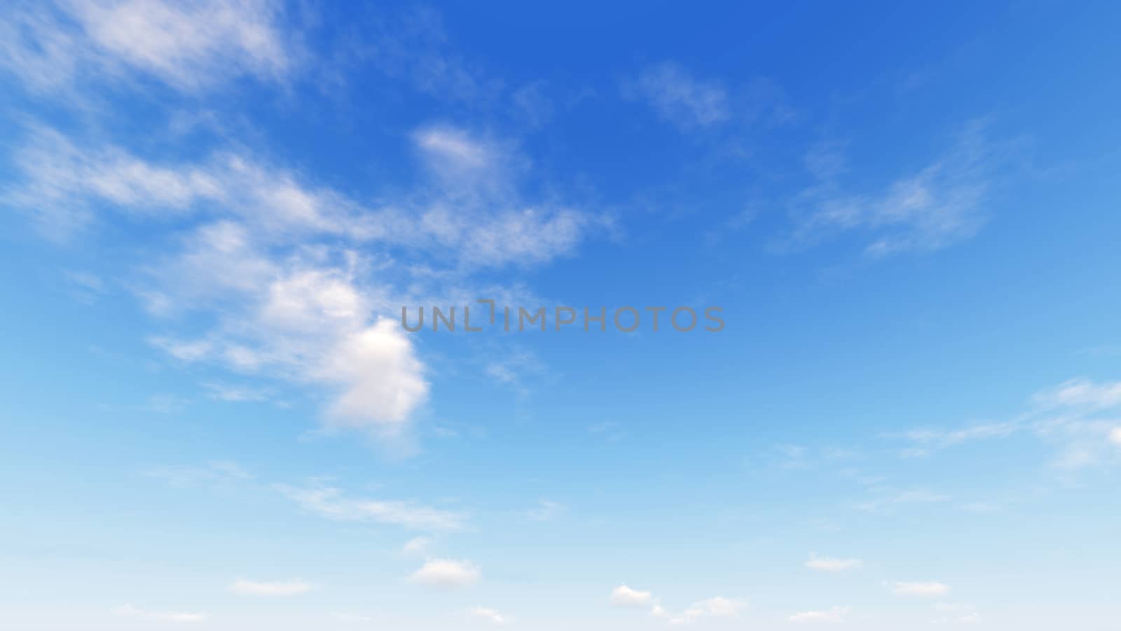 Cloudy blue sky abstract background, blue sky background with tiny clouds, 3d rendering

