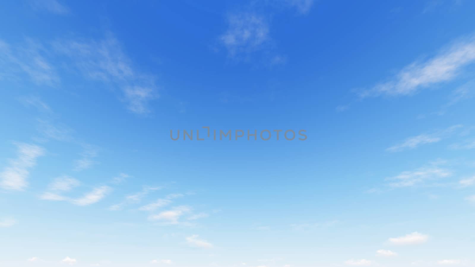 Cloudy blue sky abstract background, blue sky background with tiny clouds, 3d rendering

