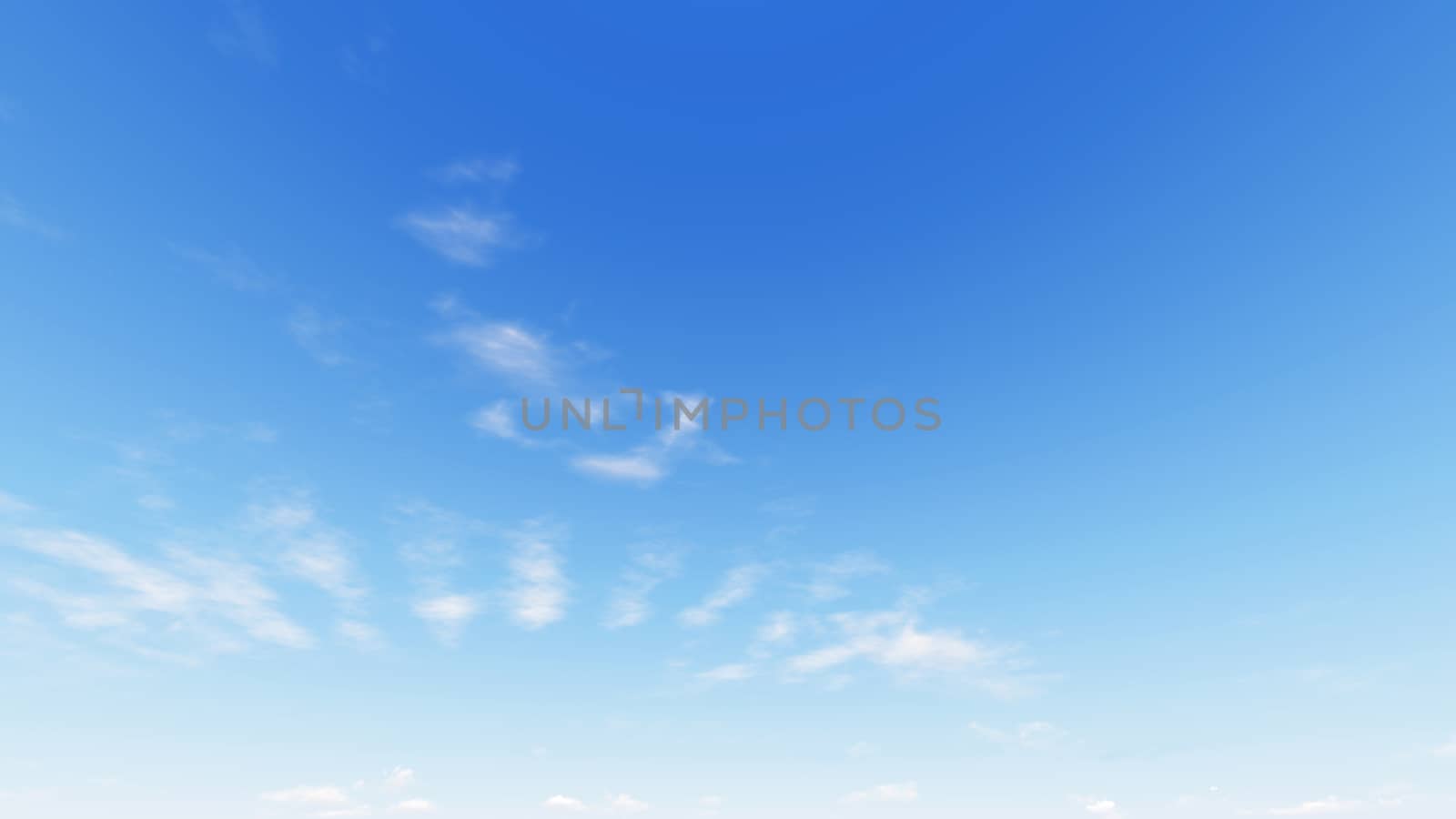 Cloudy blue sky abstract background, blue sky background with tiny clouds, 3d rendering

