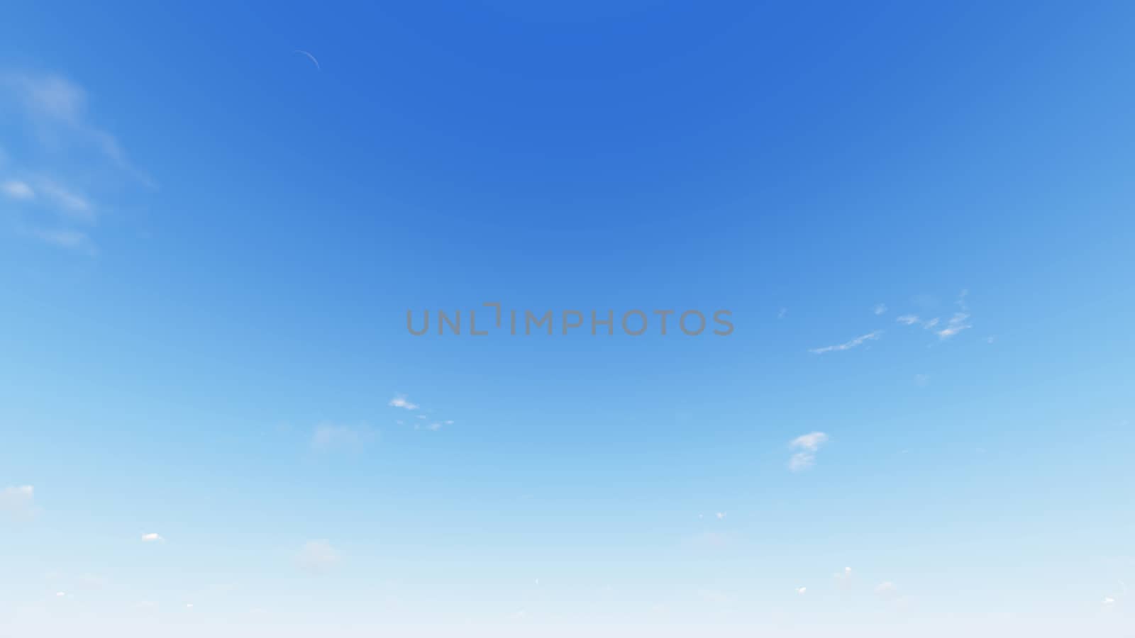 Cloudy blue sky abstract background, blue sky background with tiny clouds, 3d rendering

