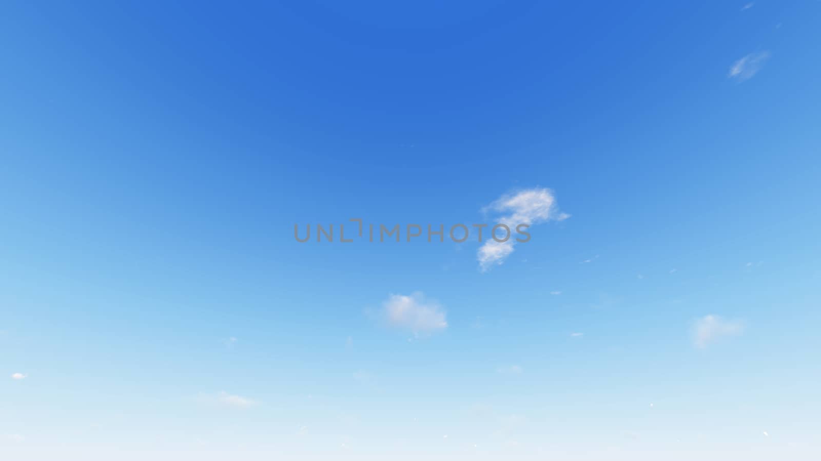 Cloudy blue sky abstract background, blue sky background with tiny clouds, 3d rendering

