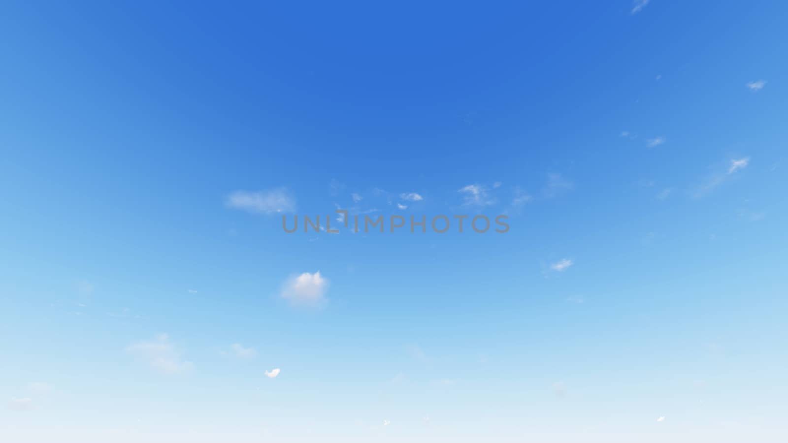 Cloudy blue sky abstract background, blue sky background with tiny clouds, 3d rendering

