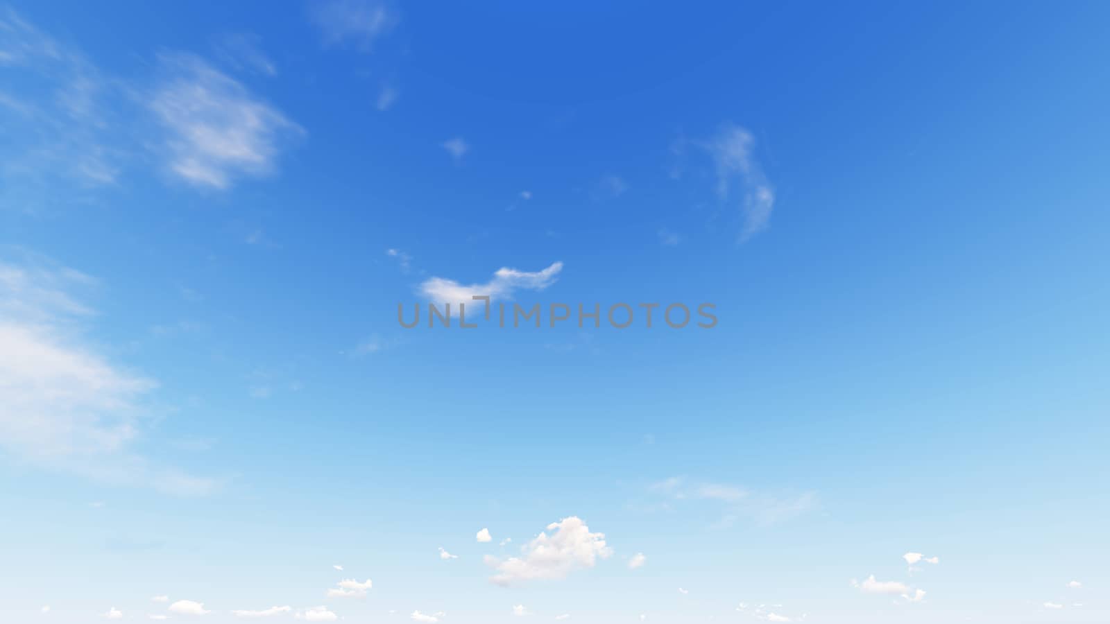 Cloudy blue sky abstract background, blue sky background with tiny clouds, 3d rendering

