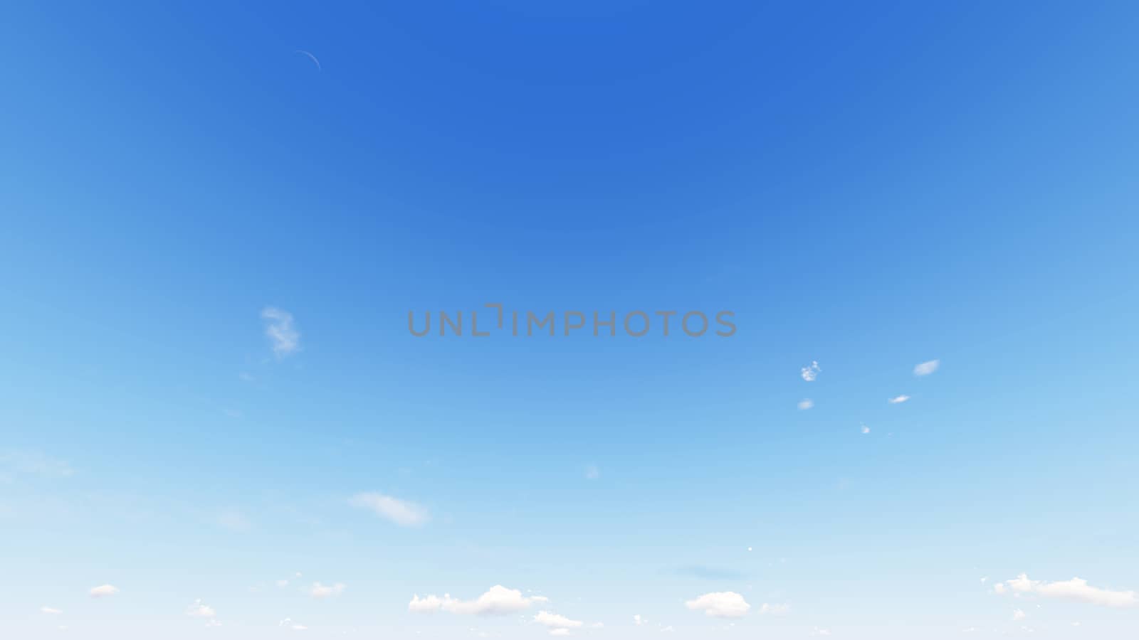 Cloudy blue sky abstract background, blue sky background with tiny clouds, 3d rendering

