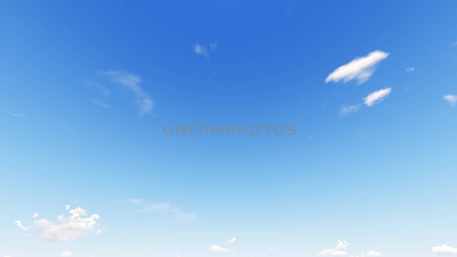 Cloudy blue sky abstract background, blue sky background with tiny clouds, 3d rendering

