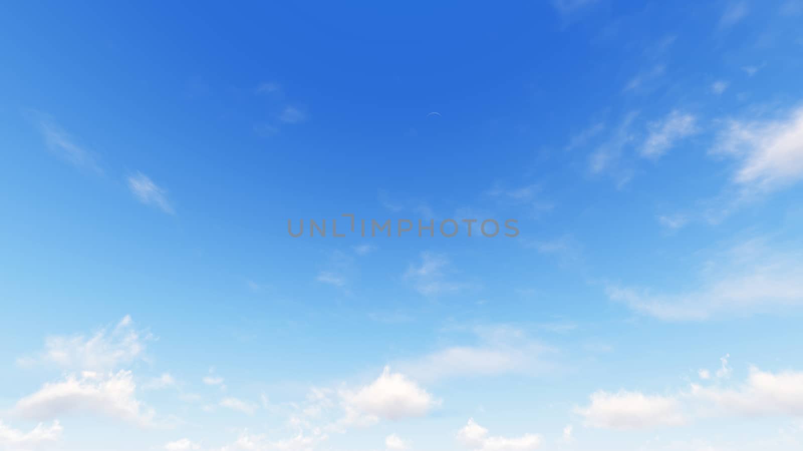 Cloudy blue sky abstract background, blue sky background with tiny clouds, 3d rendering

