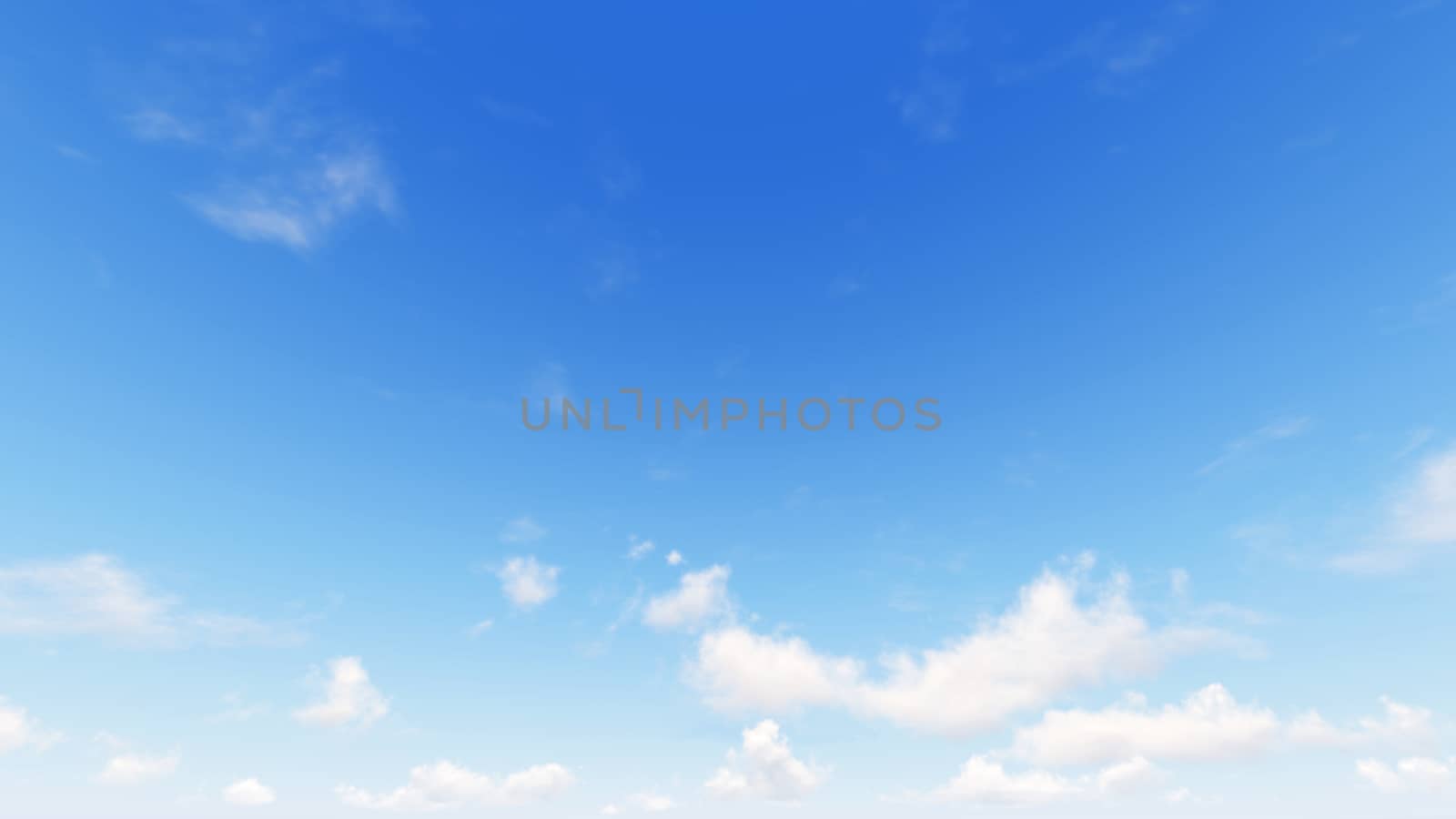 Cloudy blue sky abstract background, blue sky background with tiny clouds, 3d rendering

