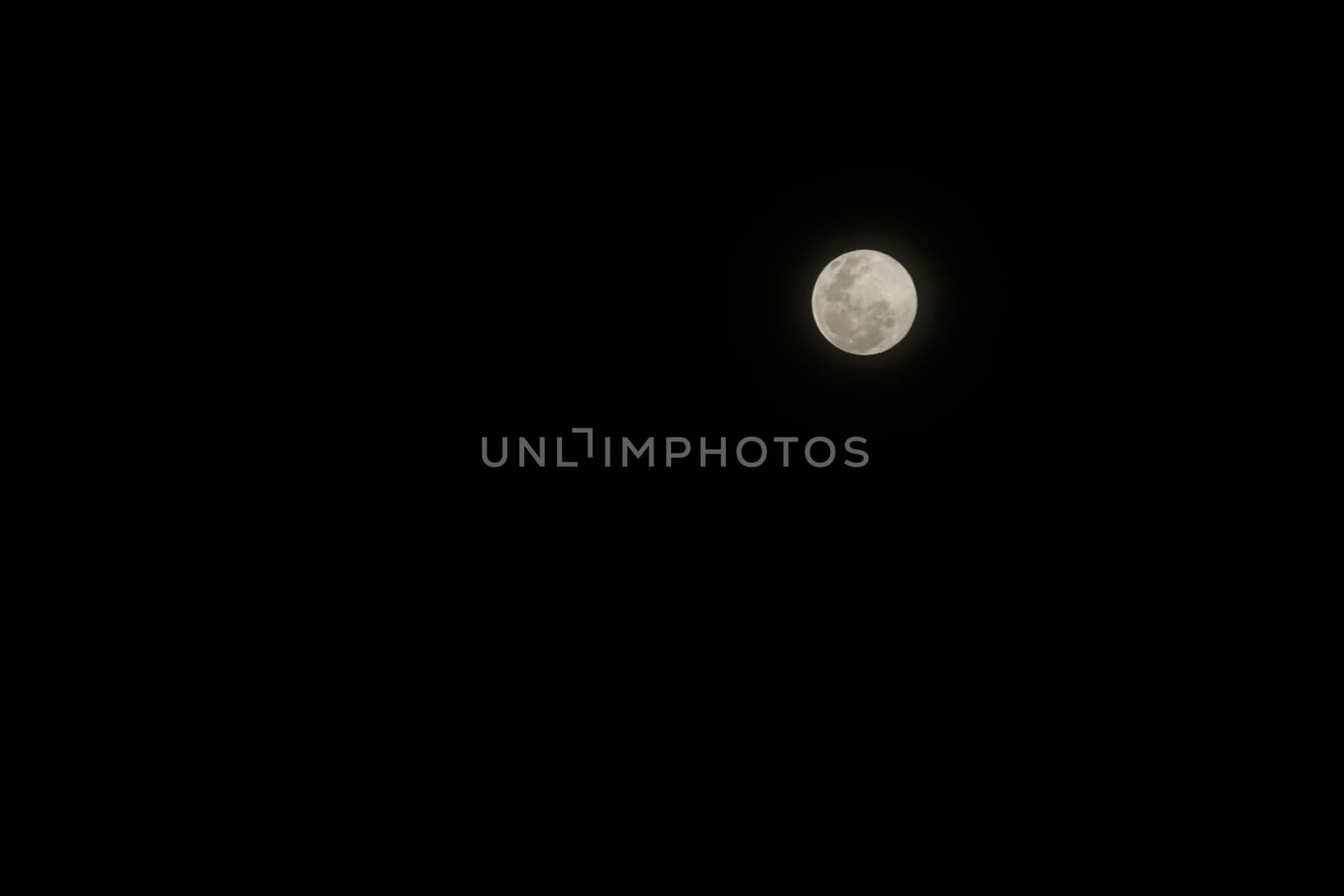 The Moon in Tankwa Karoo Perfect black and white