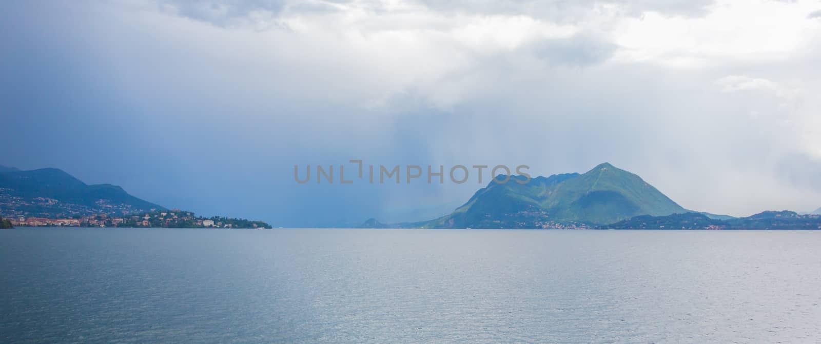 Lago Maggiore and the southern Alps, Northern Italy