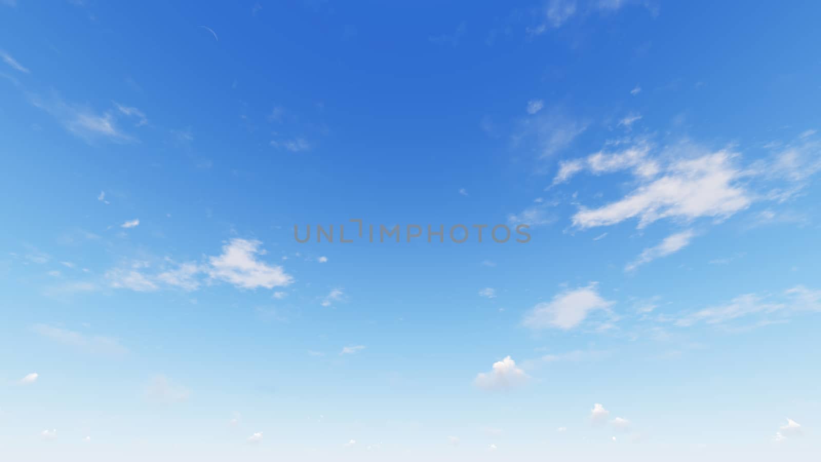 Cloudy blue sky abstract background, blue sky background with tiny clouds, 3d rendering

