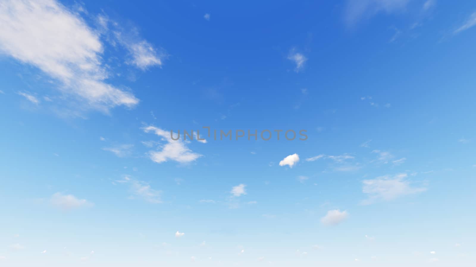 Cloudy blue sky abstract background, blue sky background with tiny clouds, 3d rendering

