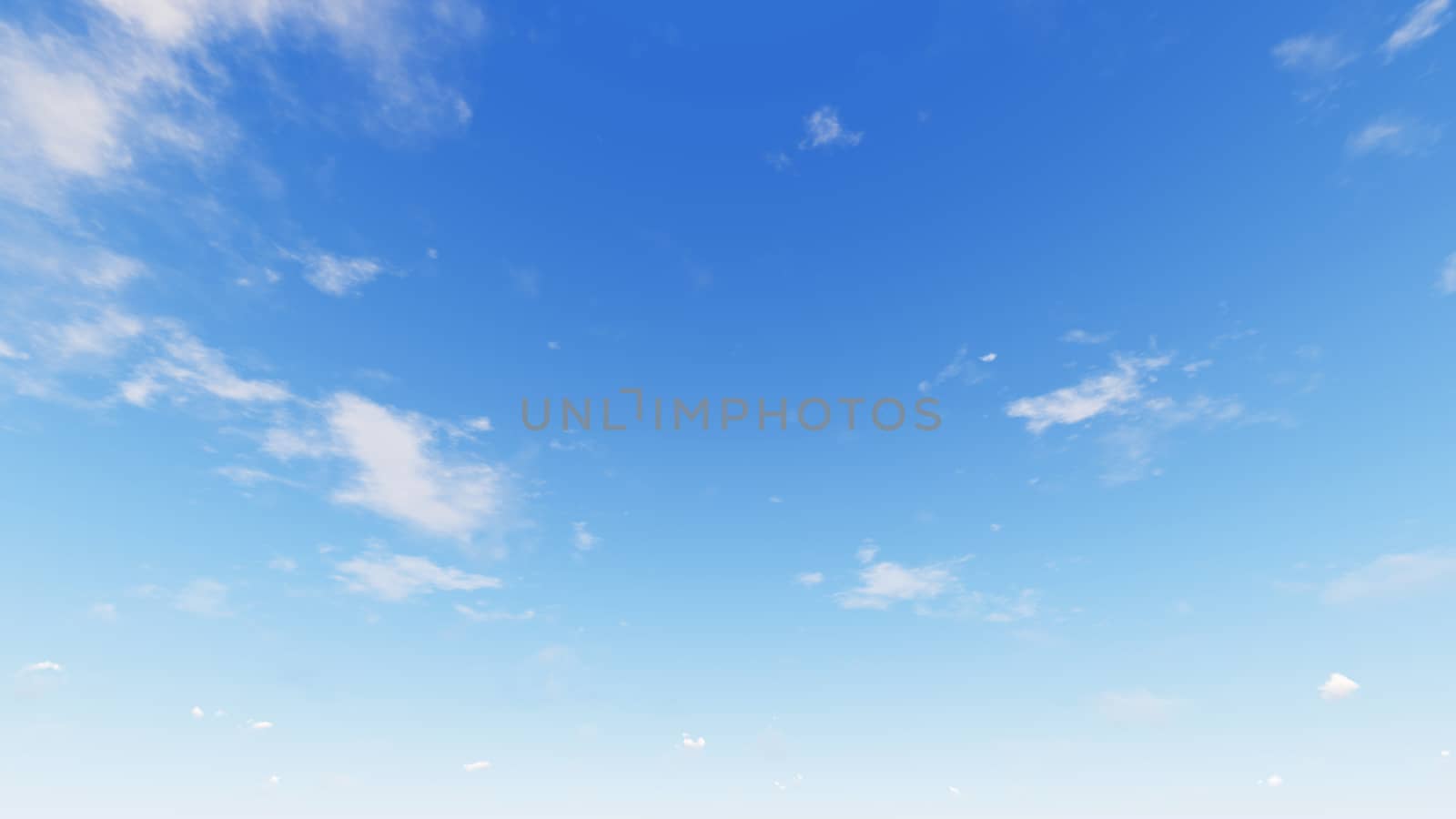 Cloudy blue sky abstract background, blue sky background with tiny clouds, 3d rendering

